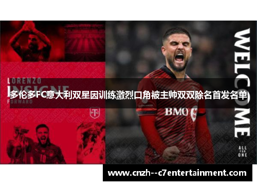 多伦多FC意大利双星因训练激烈口角被主帅双双除名首发名单